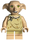Minifig No: hp224  Name: Dobby (Elf), Light Nougat, Open Mouth Smile