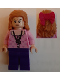 Minifig No: hp226  Name: Lavender Brown - Bright Pink Blouse