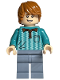 Minifig No: hp231  Name: Ron Weasley - Dark Turquoise Polo Shirt