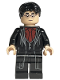 Minifig No: hp232  Name: Harry Potter - Dark Red Shirt and Tie, Black Robe