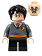 Minifig No: hp265  Name: Harry Potter - Gryffindor Sweater with Crest, Black Short Legs