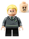 Minifig No: hp267  Name: Draco Malfoy - Slytherin Sweater with Crest, Black Short Legs