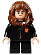 Minifig No: hp282  Name: Hermione Granger - Gryffindor Robe Clasped, Sweater, Shirt and Tie, Black Short Legs