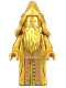 Minifig No: hp322  Name: Albus Dumbledore, 20th Anniversary Pearl Gold