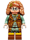 Minifig No: hp332  Name: Professor Sybill Trelawney - Reddish Brown and Sand Green Robes