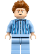 Minifig No: hp517  Name: Percy Weasley - Bright Light Blue Striped Pyjamas