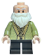 Minifig No: hp524  Name: Professor Filius Flitwick - Olive Green Suit, Black Short Legs