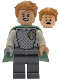 Minifig No: hp535  Name: Gilderoy Lockhart - Sand Green Flexible Rubber Cape