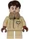 Minifig No: hp569  Name: Neville Longbottom - Coveralls, Headphones, Tan Short Legs, Tooth Gap / Lopsided Smile