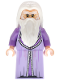 Minifig No: hp643  Name: Albus Dumbledore - Lavender Robe, Skirt