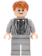 Minifig No: hp645  Name: Arthur Weasley - Light Bluish Gray Suit, Wrinkles, Smile / Frown