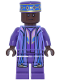Minifig No: hp650  Name: Kingsley Shacklebolt - Umber, Blue Violet and Dark Purple Robe