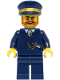 Minifig No: idea177  Name: Railway Station Manager - Dark Blue Suit and Cap