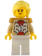 Minifig No: idea228  Name: Camilla - Admiral's Daughter, Tan Coat, White Legs, Pearl Gold Epaulettes