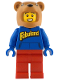 Minifig No: idea233  Name: Bernard Bear Costume Guy