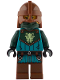 Minifig No: idea234  Name: Kraken Warrior - Female, Reddish Brown Helmet