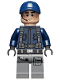 Minifig No: jw067  Name: ACU Guard / Trooper - Male, Dark Blue Cap, Light Nougat Head, Headset