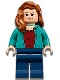 Minifig No: jw079  Name: Claire Dearing - Dark Turquoise Shirt