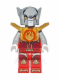 Minifig No: loc089  Name: Worriz - Fire Chi, Armor