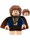 Minifig No: lor123  Name: Peregrin Took (Pippin) - Reddish Brown Cape, Light Nougat Feet