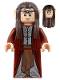 Minifig No: lor128  Name: Elrond - Dark Red Robe