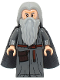 Minifig No: lor142  Name: Gandalf the Grey - Hair, Robe, Spongy Cape