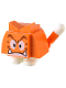 Minifig No: mar0158  Name: Cat Goomba - Angry, Closed Mouth, Super Mario, Series 6 (Character Only)