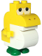 Minifig No: mar0197  Name: Yellow Baby Yoshi - Green Legs