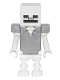 Minifig No: min033  Name: Skeleton, Minecraft - Flat Silver Armor