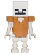 Minifig No: min054  Name: Skeleton, Minecraft - Pearl Gold Armor