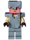 Minifig No: min146  Name: Knight - Flat Silver Legs, Helmet, and Armor