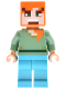 Minifig No: min197  Name: Alex - Medium Azure Legs, Angry