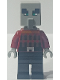 Minifig No: min229  Name: Illager (Pillager) - Narrow Eyes, Dark Bluish Gray Neck Bracket