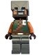 Minifig No: min247  Name: Hero - Dark Green Torso, Flat Silver Legs and Helmet