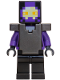 Minifig No: min284  Name: Realm Raider - Pearl Dark Gray Armor