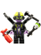 Minifig No: mk056  Name: Syntax - Hammer, Poison Rifle, Fire Extinguisher