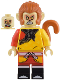 Minifig No: mk126  Name: Monkey King - Yellow Robe, Black Bandana