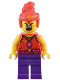 Minifig No: mk136  Name: Red Son - Red Tank Top