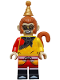 Minifig No: mk157  Name: Monkey King - Yellow Robe, Black Bandana, Pearl Gold Party Hat