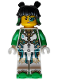 Minifig No: mk165  Name: Mei - Dragon Armor Suit, Bright Green Roller Skates