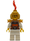 Minifig No: mk181  Name: Celestial General - Pearl Gold Helmet and Shoulder Pads