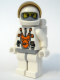 Minifig No: mm013  Name: Mars Mission Astronaut with Helmet, Balaclava and Backpack