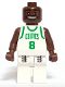 Minifig No: nba040  Name: NBA Antoine Walker, Boston Celtics #8 (White Uniform)