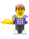 Minifig No: nba057s  Name: McDonald's Sports Lilac Basketball Player with Stickers