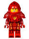 Minifig No: nex031  Name: Macy Halbert - Trans-Red Visor and Armor (Ultimate Macy)