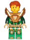 Minifig No: nex144  Name: Aaron - Pearl Gold Armor, Hair