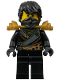 Minifig No: njo0270  Name: Cole - Rebooted, Shoulder Armor, Hair