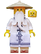 Minifig No: njo0315  Name: Sensei Wu - The LEGO Ninjago Movie, White Robe, Zori Sandals