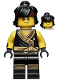 Minifig No: njo0323  Name: Cole - The LEGO Ninjago Movie, Arms with Cuffs, Hair