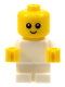 Minifig No: njo0446  Name: Baby - White Body with Yellow Hands, Head with Neck